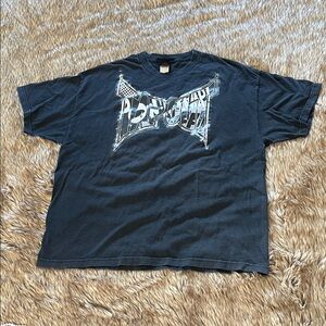 Tapout Black Graphic Short Sleeve Tee